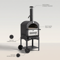 EmberFlame Compact Wood-Fired Pizza Oven