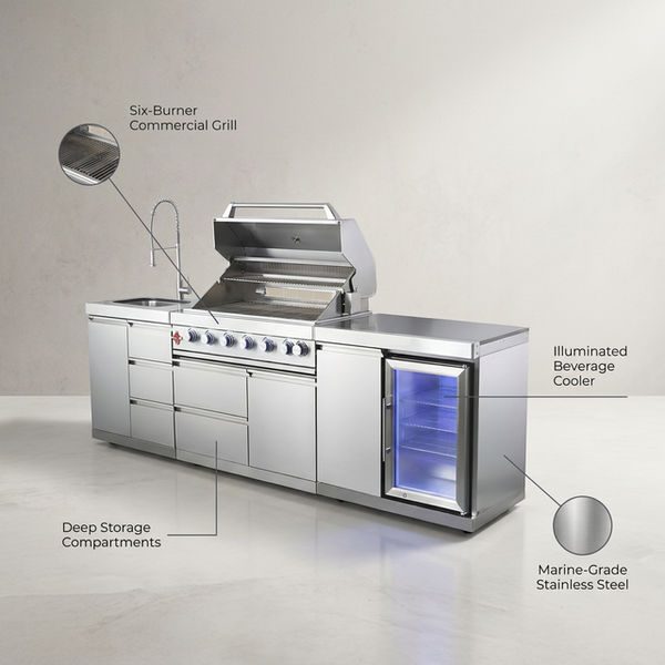 Arcticedge Elite Stainless Outdoor Kitchen