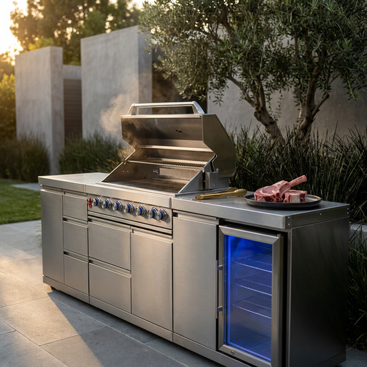 Arcticedge Elite Stainless Outdoor Kitchen — Studio Shot