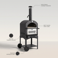 EmberFlame Compact Wood-Fired Pizza Oven — Lifestyle