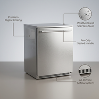 FrostGuard Outdoor Refrigerator 300 — Lifestyle
