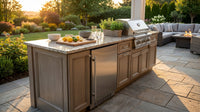 ArcticVault Compact Outdoor Refrigerator — Lifestyle