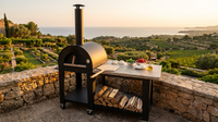 EmberFlame Compact Wood-Fired Pizza Oven — Lifestyle